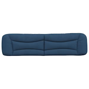 Polštář na čelo postele Hvar modrý 200 cm textil - obrázek 5