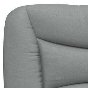 Polštář na čelo postele Hvar světle šedý 152 cm textil - obrázek 8