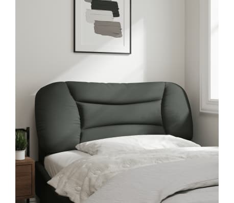 vidaXL Headboard Cushion "Hvar" Dark Grey 107 cm King Single Fabric