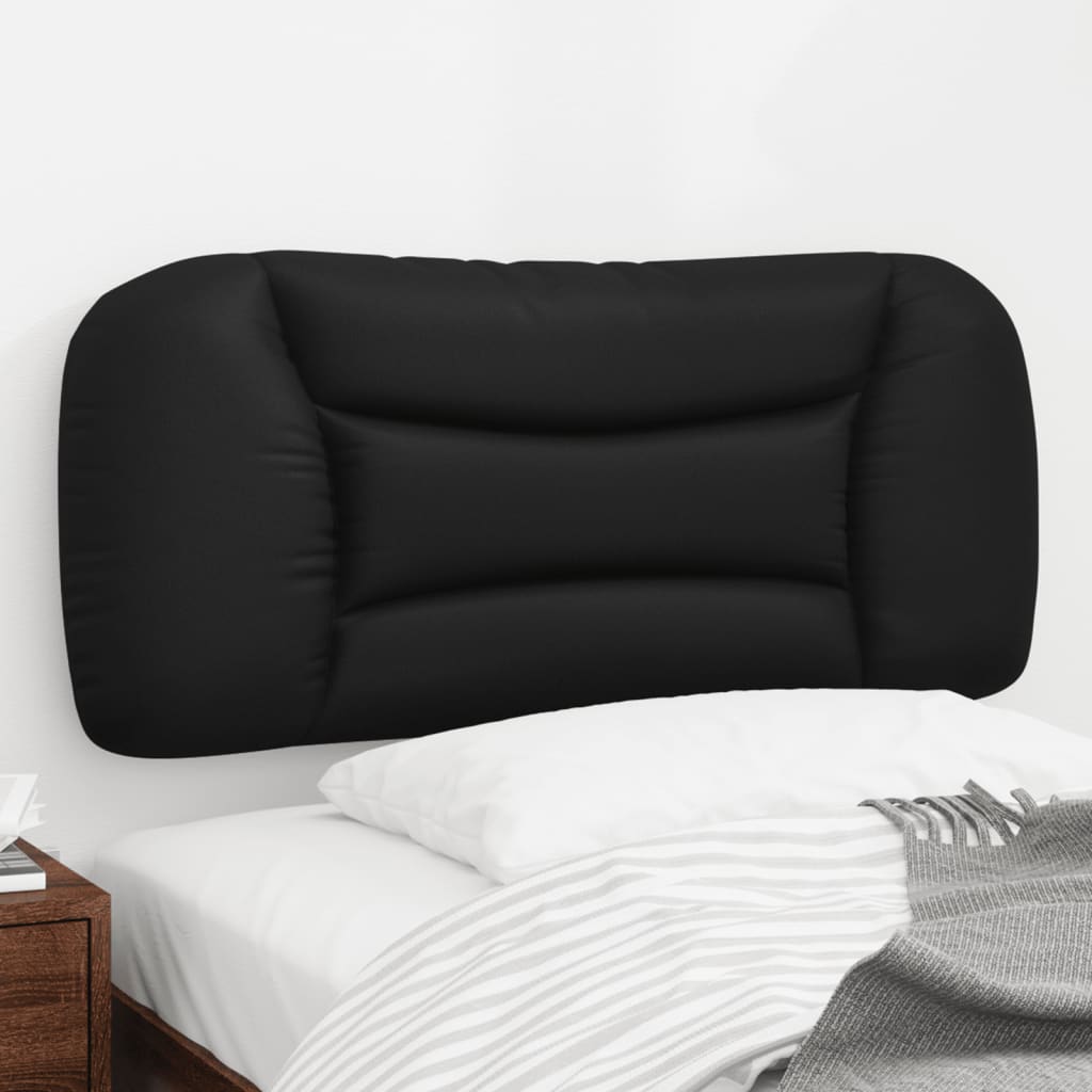 Headboard Cushion Bed Cushion Pillow Back Headboard Black Faux Leather vidaXL
