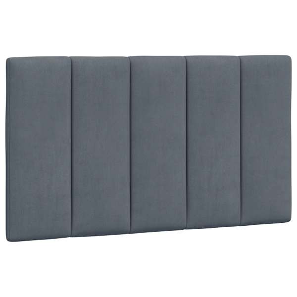 vidaXL voodipeatsi padi Hanko, tumehall, 80 cm, samet