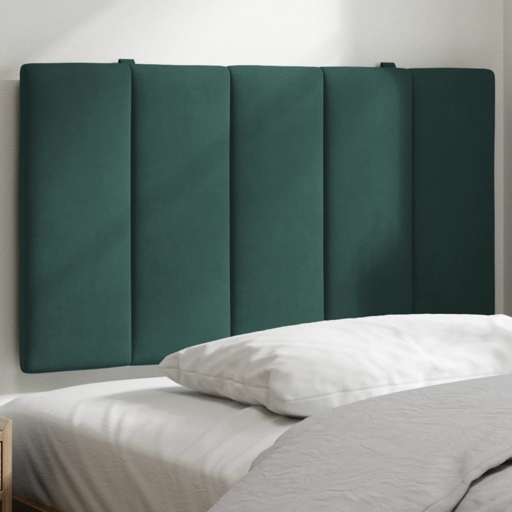 vidaXL Pernă tăblie de pat, Hanko, verde, 80 cm, catifea