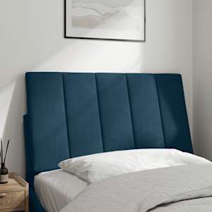 vidaXL Cabecero de cama acolchado Hanko terciopelo azul 90 cm