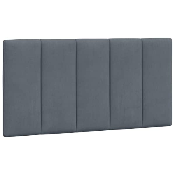 vidaXL voodipeatsi padi Hanko, tumehall, 100 cm, samet