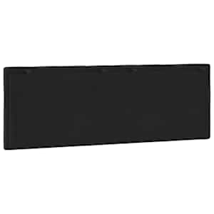 Polštář na čelo postele Hanko černý 120 cm samet - obrázek 7