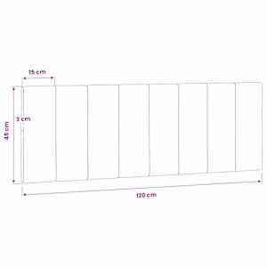 Polštář na čelo postele Hanko tmavě zelený 120 cm samet - obrázek 10