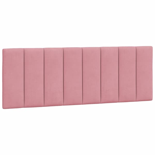 vidaXL voodipeatsi padi Hanko, roosa, 120 cm, samet