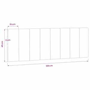 Polštář na čelo postele Hanko růžový 120 cm samet - obrázek 10