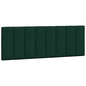 vidaXL voodipeatsi padi Hanko, tumeroheline, 140 cm, samet