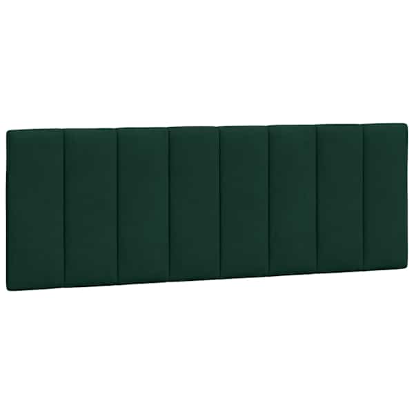 vidaXL voodipeatsi padi Hanko, tumeroheline, 140 cm, samet