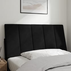 vidaXL Headboard Cushion "Hanko" Black 107 cm King Single Velvet
