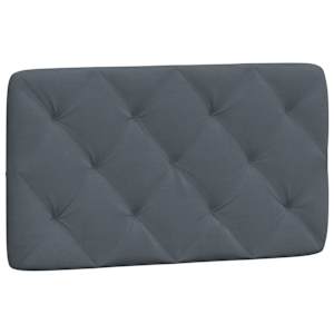 vidaXL voodipeatsi padi, tumehall, 80 cm, samet