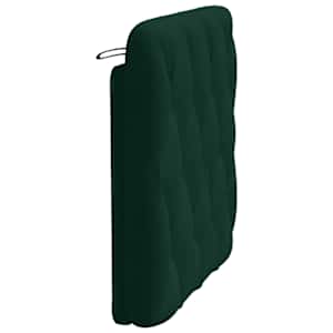 Polštář na čelo postele tmavě zelený 90 cm samet - obrázek 6