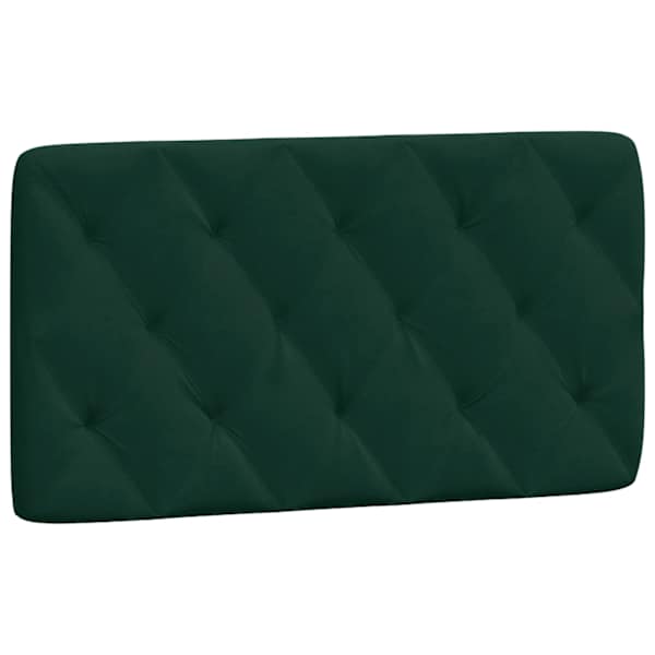 vidaXL voodipeatsi padi, tumeroheline, 100 cm, samet