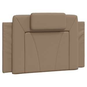 vidaXL voodipeatsi padi Viana, cappuccino, 80 cm, kunstnahk