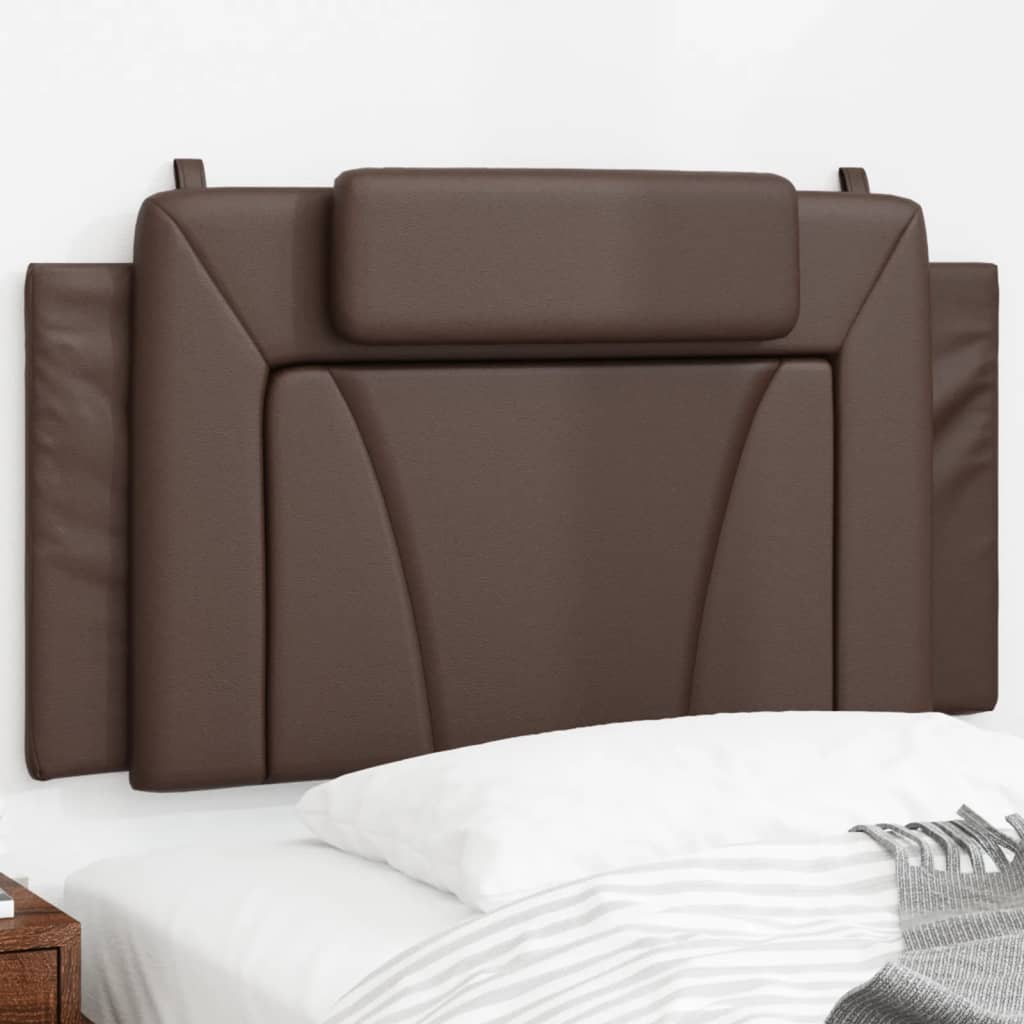 vidaXL Pernă pentru tăblie pat, maro, 100 cm, piele artificială