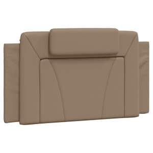 vidaXL voodipeatsi padi Viana, cappuccino, 100 cm, kunstnahk
