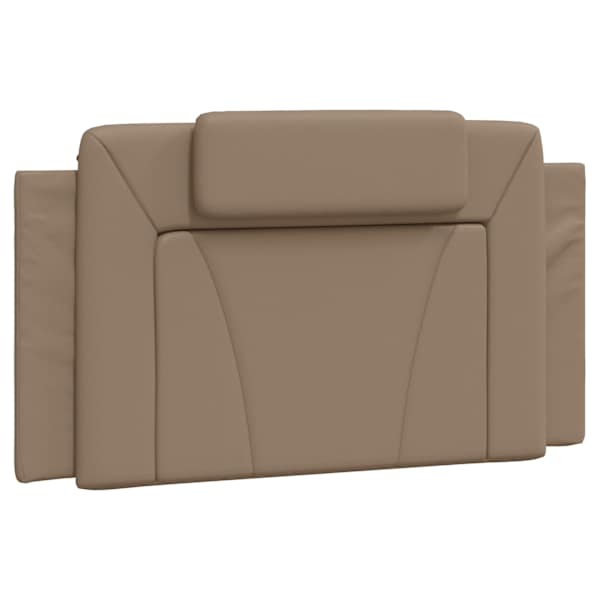 vidaXL voodipeatsi padi Viana, cappuccino, 100 cm, kunstnahk