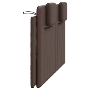 Polštář na čelo postele Viana hnědý 120 cm umělá kůže - obrázek 6