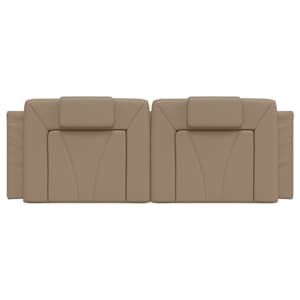 Polštář na čelo postele Viana cappuccino 120 cm umělá kůže - obrázek 5