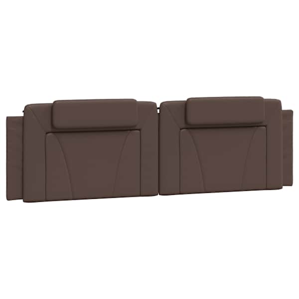 vidaXL voodipeatsi padi Viana, pruun, 180 cm, kunstnahk