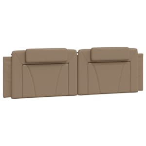 vidaXL voodipeatsi padi Viana, cappuccino, 180 cm, kunstnahk