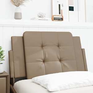 Blazina za vzglavje Zadar kapučino 80 cm umetno usnje