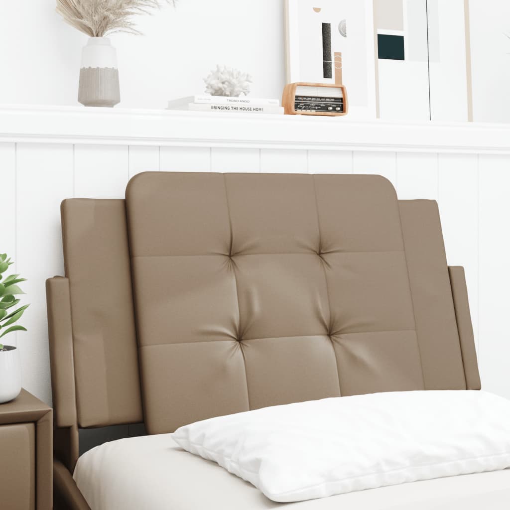 vidaXL Kopfteil-Kissen "Zadar" Cappuccino-Braun 90 cm Kunstleder