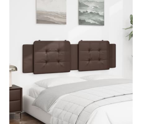 vidaXL Pernă pentru tăblie pat, Zadar, maro, 180 cm, piele artificială