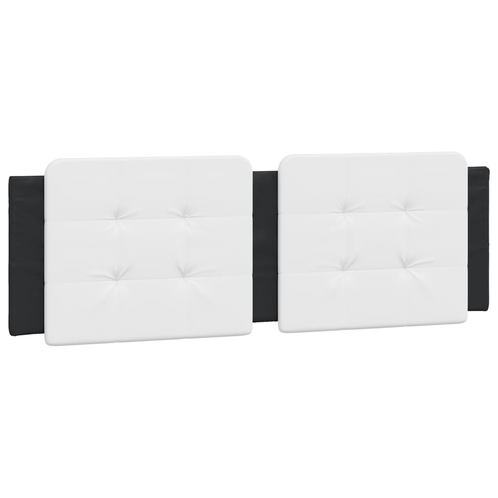 VidaXL Headboard Cushion White And Black 152 Cm Faux Leather