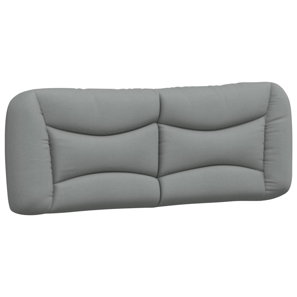 E-shop vidaXL Vankúš na čelo postele Hvar bledosivý 137 cm látka