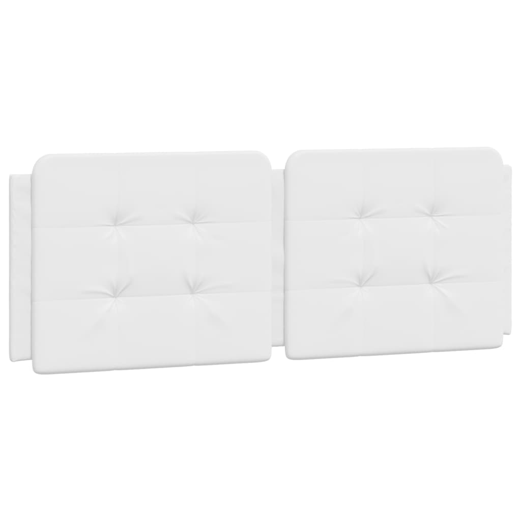 VidaXL Headboard Cushion White 137 Cm Faux Leather