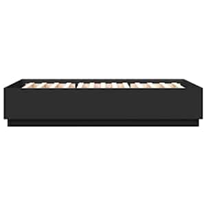 Rám postele s LED osvětlením černý 160x200 cm kompozitní dřevo - obrázek 8