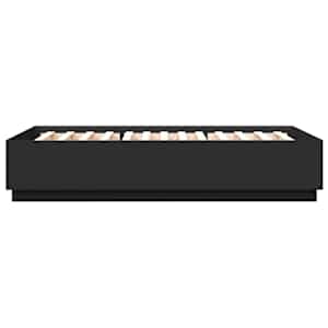 Rám postele s LED bez matrace černý 150x200 cm - obrázek 7