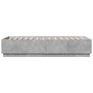Rám postele s LED osvětlením betonově šedý 100x200 cm kompozit - obrázek 7