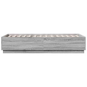 Rám postele s LED osvětlením šedý sonoma 100 x 200 cm kompozit - obrázek 7
