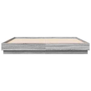 Rám postele s LED osvětlením šedý sonoma 200 x 200 cm - obrázek 6