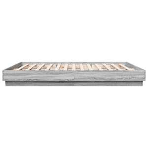 Rám postele s LED osvětlením šedý sonoma 200 x 200 cm - obrázek 7