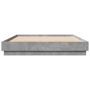 Rám postele s LED osvětlením betonově šedý 160 x 200 cm - obrázek 6