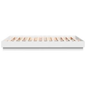 Rám postele s LED osvětlením bílý 150 x 200 cm - obrázek 7