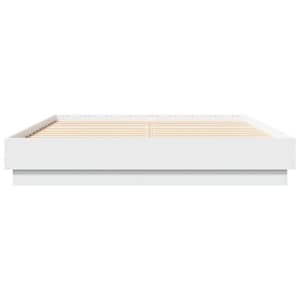 Rám postele s LED osvětlením bílý 135 x 190 cm - obrázek 6