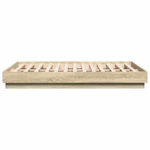 Rám postele s LED osvětlením dub sonoma 135 x 190 cm - obrázek 7