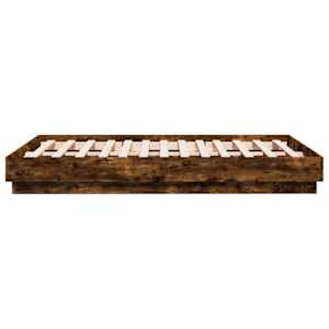 Rám postele s LED osvětlením kouřový dub 120 x 190 cm - obrázek 7