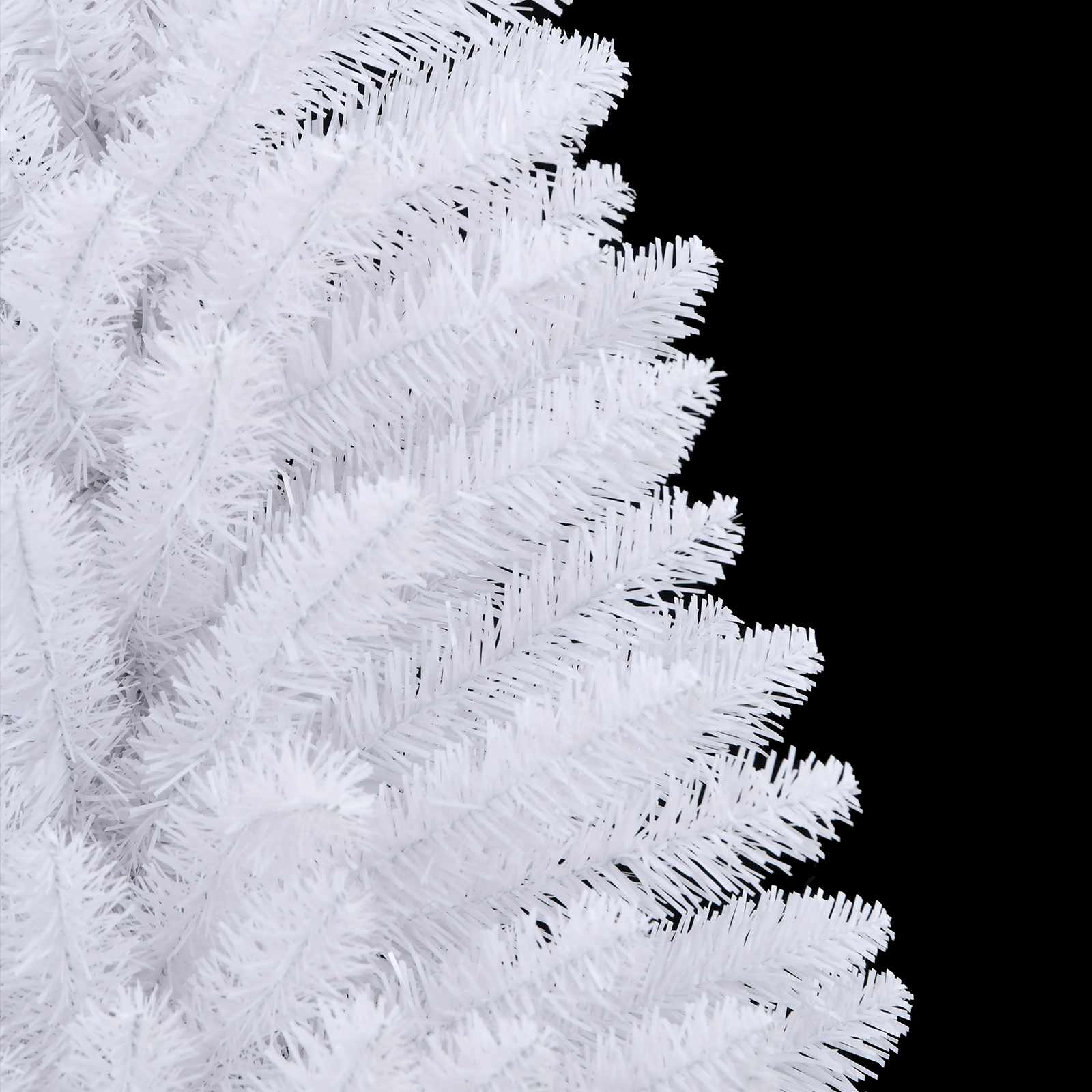 Sapin de Noël artificiel avec 150 LED Blanc 120 cm PVC et métal – Image 7