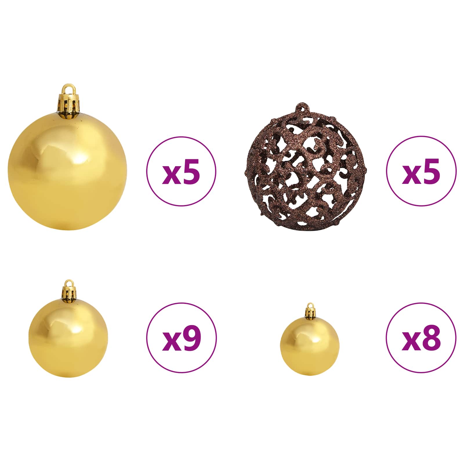 withtificial Christmas eglite white 80 x 80 x 150 cm