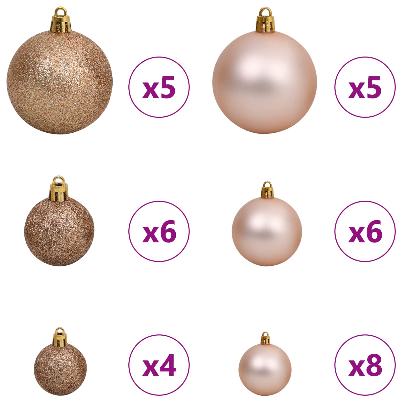 withtificial Christmas eglite white 68 x 68 x 120 cm