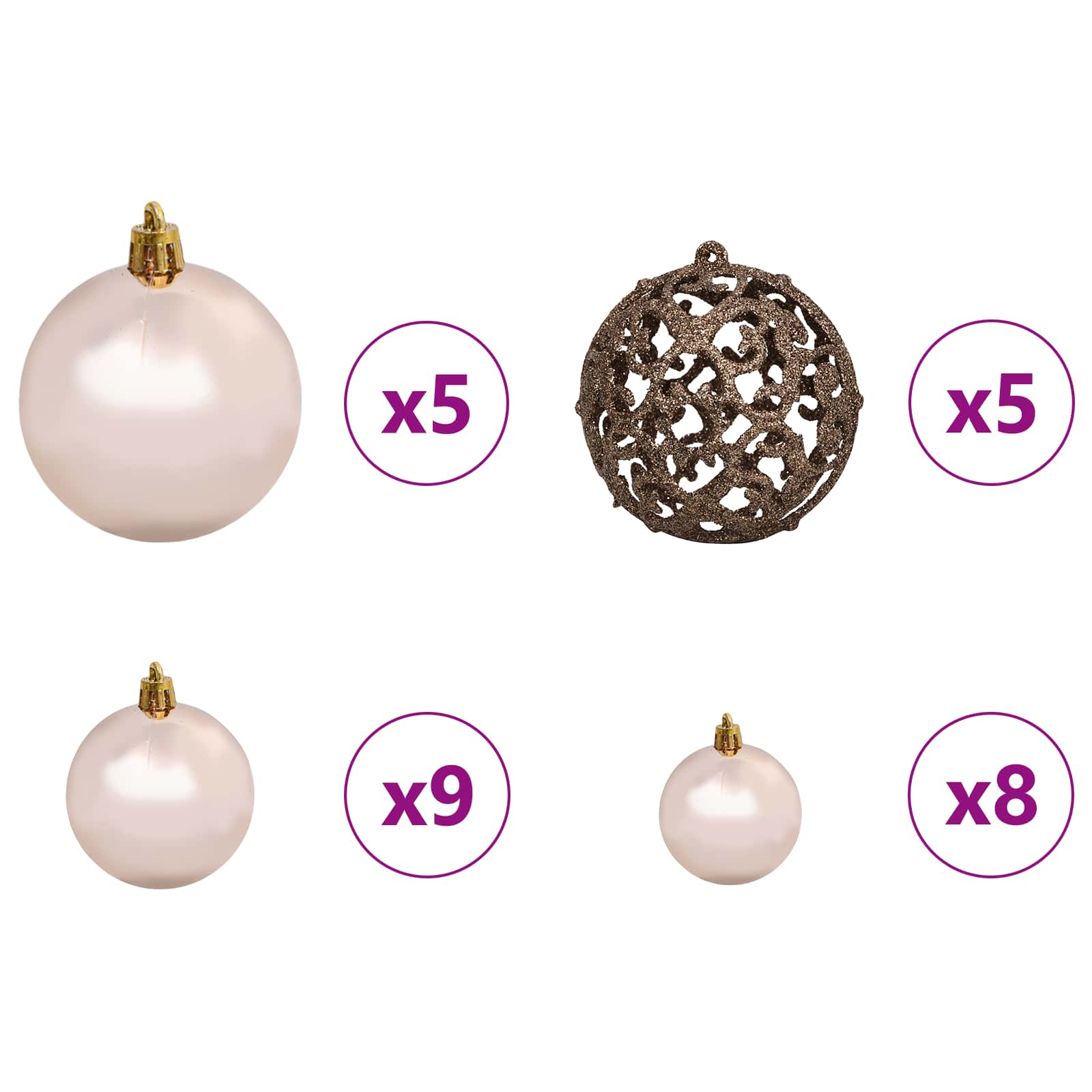 withtificial Christmas eglite white 68 x 68 x 120 cm