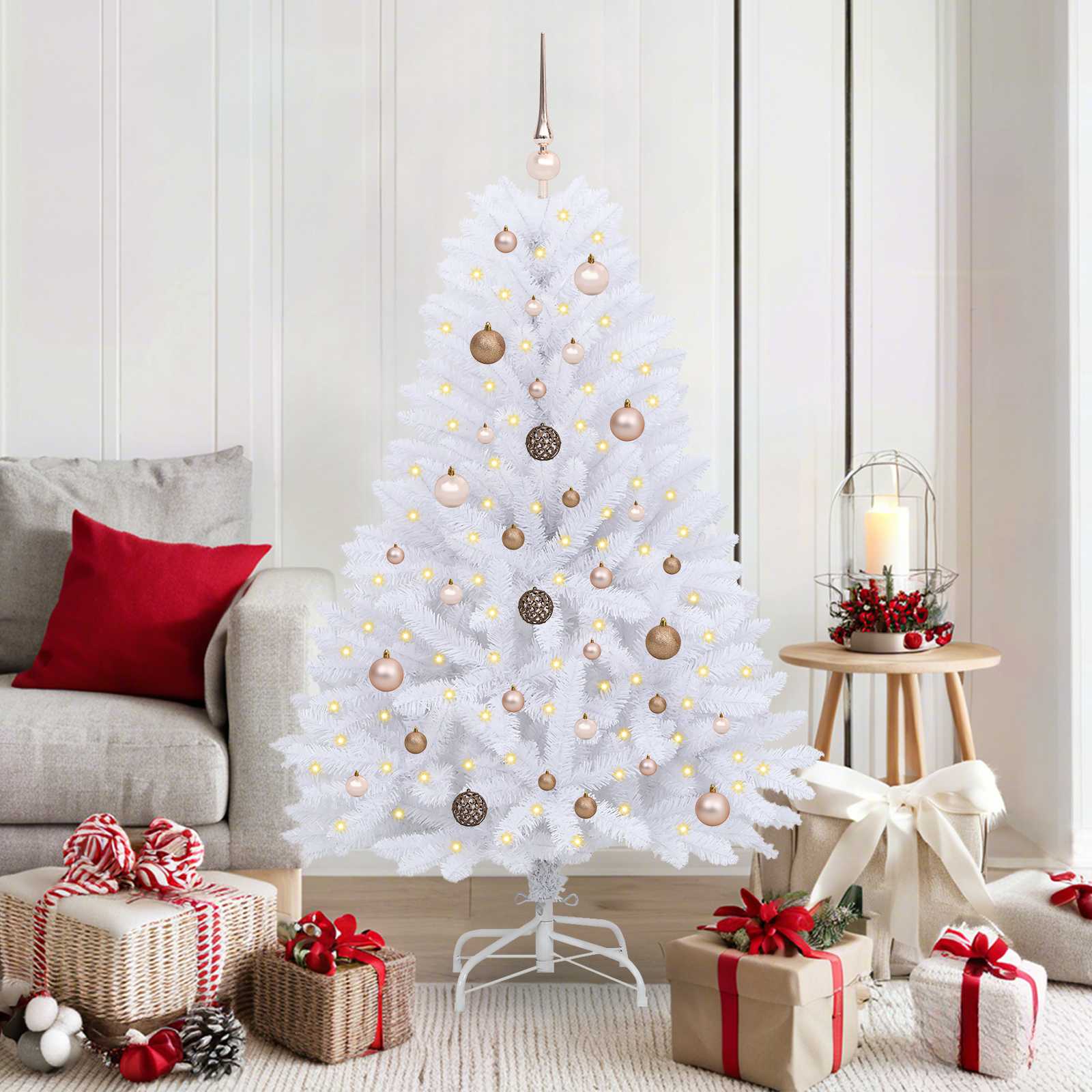 Withtificial Christmas eglite white 80 x 80 x 150 cm