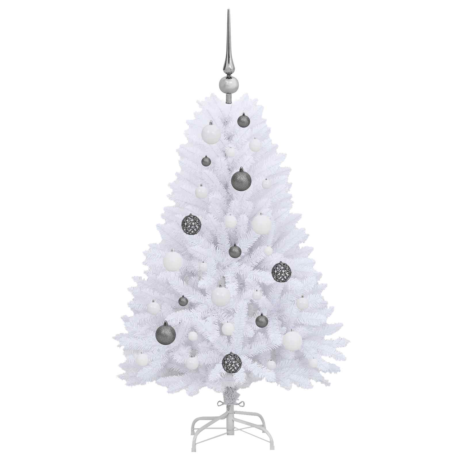 Sapin de Noël artificiel 68 x 68 x 120 cm PVC et métal – Image 4