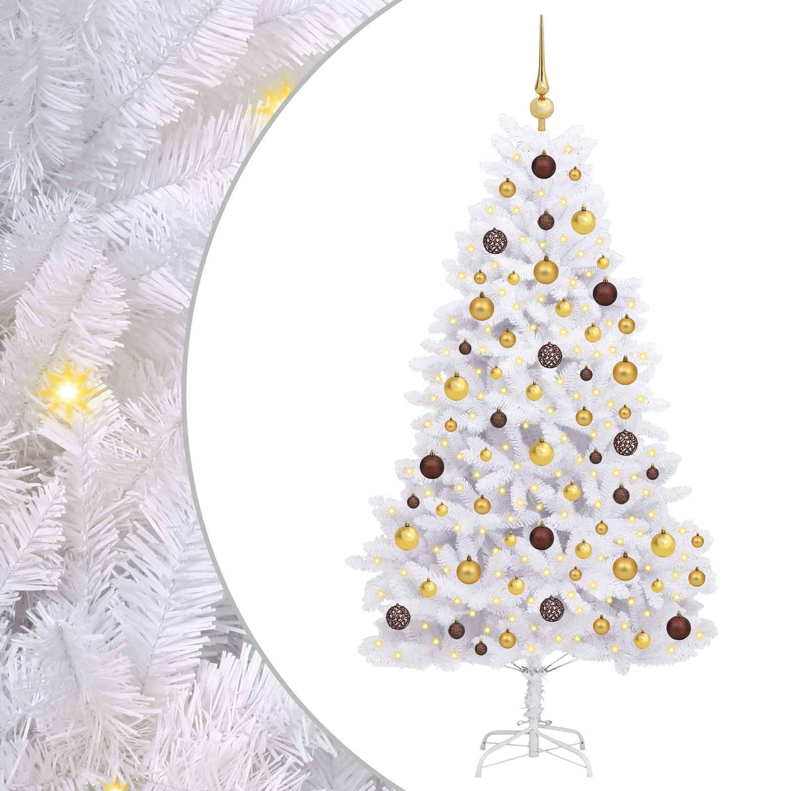 Withtificial Christmas eglite white 90 x 90 x 180 cm